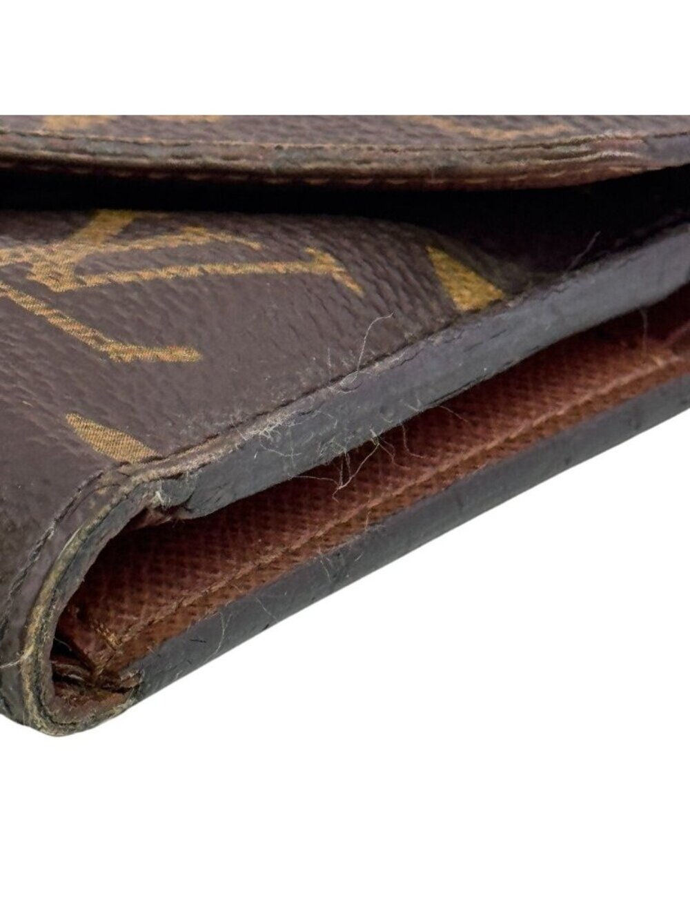 Louis Vuitton Compact Wallet Snap Button Closure Flap Portefeuille Victorine - Picture 5 of 8